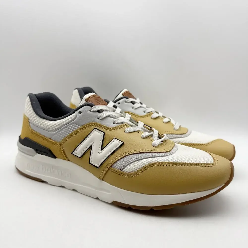 New Balance Mens 997H Casual Sneakers Size 9.5 Yellow White Athletic NWOB